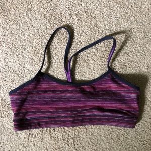 lululemon purple pink sports bra